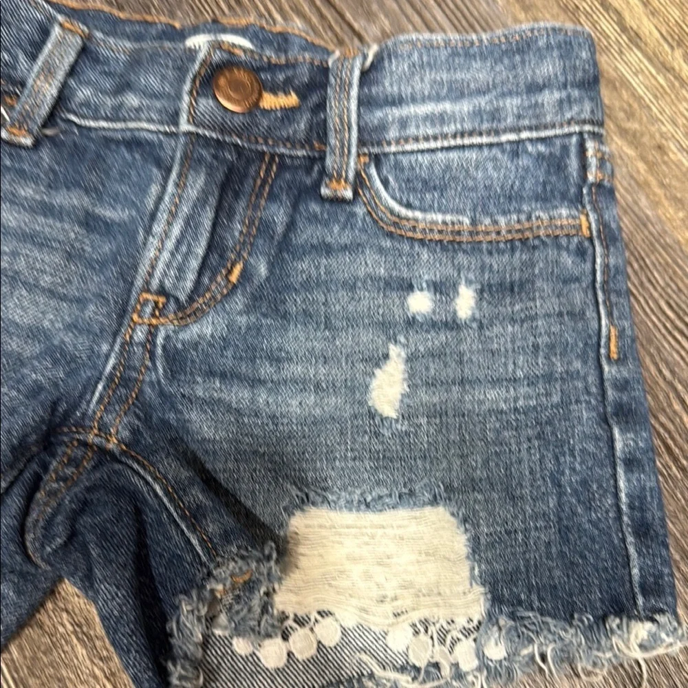 Old Navy Blue Jean Distressed Shorts